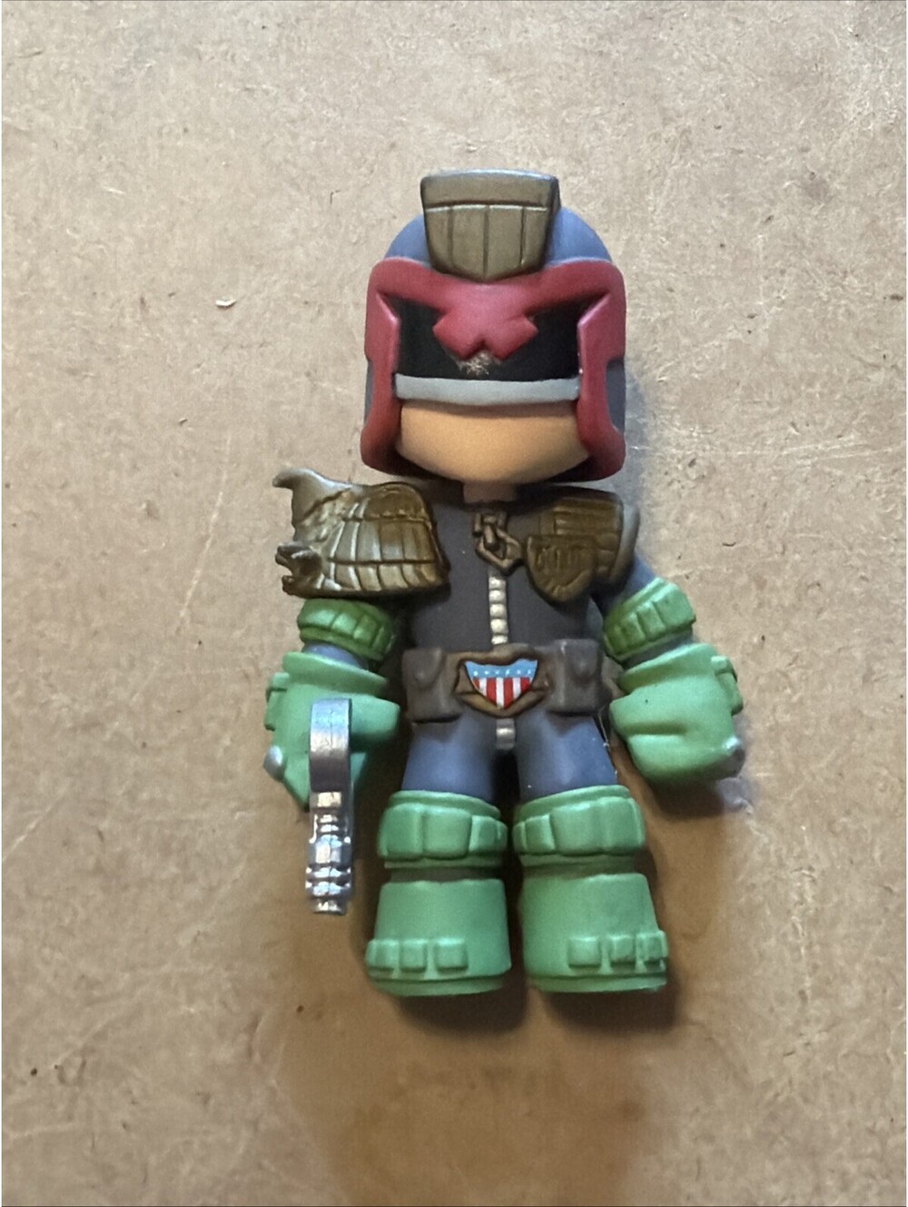 Funko Pop! Judge Dredd Vinyl Figure NV061 2014 Green Black Red Gold